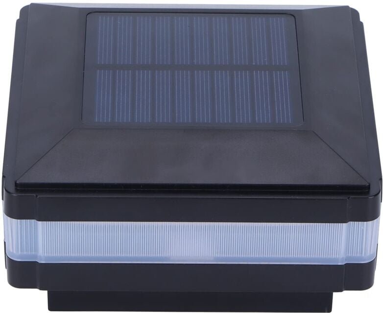 Solar-Dachrinnenleuchten, Solar-Terrassenleuchten für den Außenbereich, IP65 wasserdichte Solar-Zaunpfostenleuchten, dek...