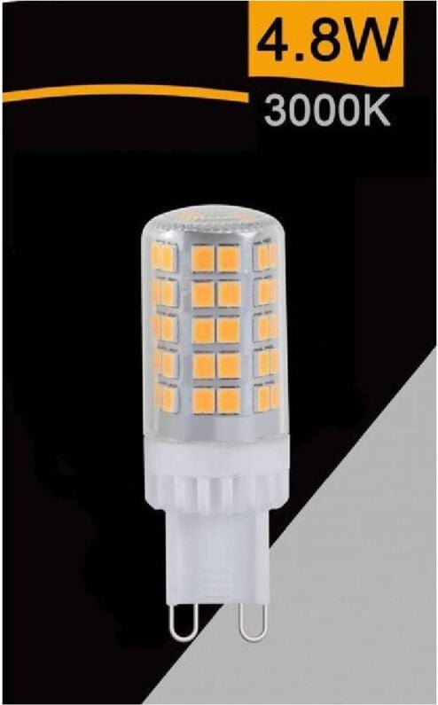 Trade Shop Traesio - Trade Shop - smd G9 LED-Röhrenlampe, 4,8 w, 600 lm, Lichtfarbe: 3000 k, 6500 k, 4000 k, SPARAC-G9-4...