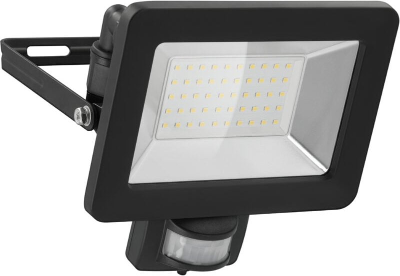 LED-Fluter mit Bewegungsmelder, 50W, 4250lm, 4000K, schwarz - Goobay