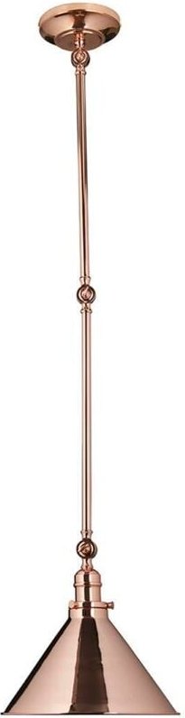 Hängeleuchte Deckenlampe Hängelampe Stahl Kupfer d 29,7 cm Esszimmerleuchte