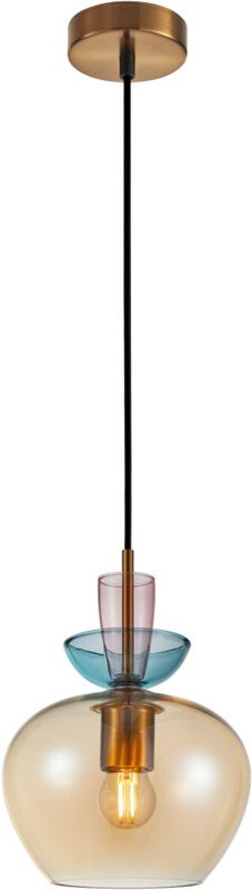 Hängelampe FANDA 1 E27 GOLD ITALUX PND-31882-1-GD-AMB