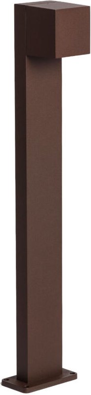 Efectoled - LED-Wegeleuchte 10W Oberfläche Fuß 80cm Aluminium Iridix Rost