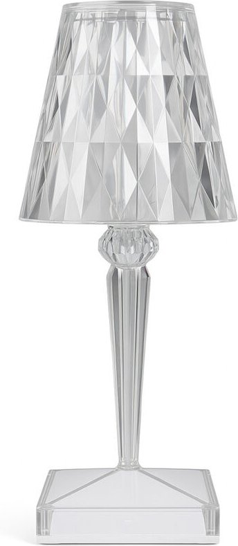 Tischlampe Tragbar Transparent - USB Wiederaufladbar - Modernes Design - Loreen Transparent