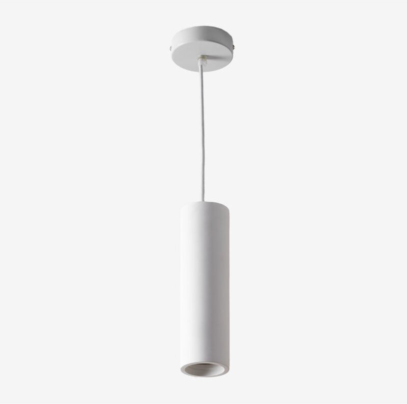 Sklum - Deckenlampe aus Gips Selene Weiss