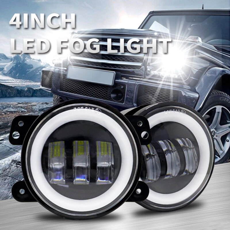 Thumbnail - General Motors 4-Zoll-LED-Nebelscheinwerfer für Jeep Wrangler Jeep JK TJ-2 Stück