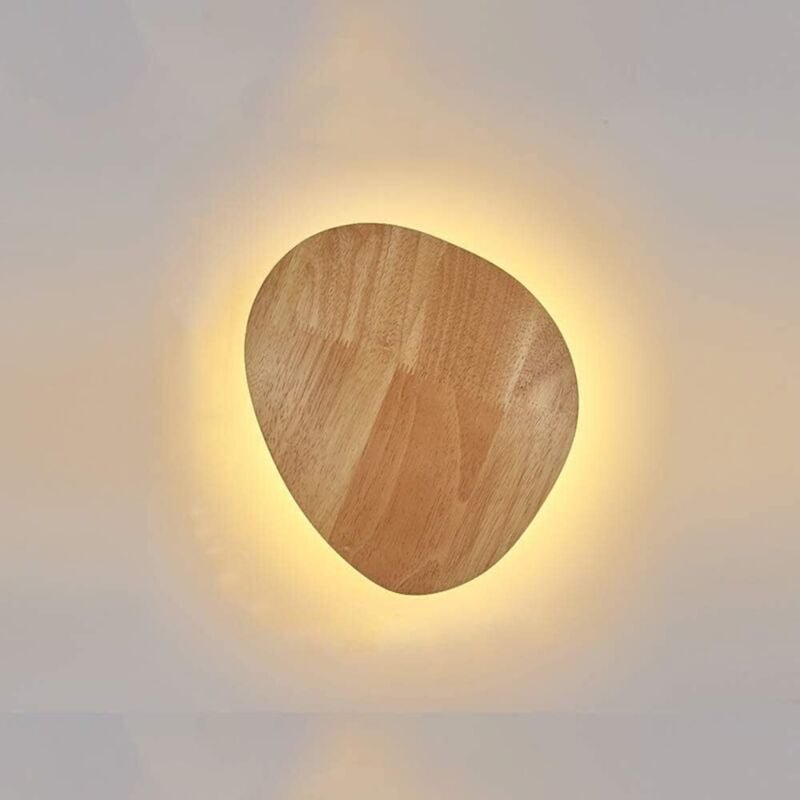 Augenschonende LED-Tischlampe aus Holz, moderne Wandlampe für den Innenbereich für Wohnzimmer, Schlafzimmer, Esszimmer, ...
