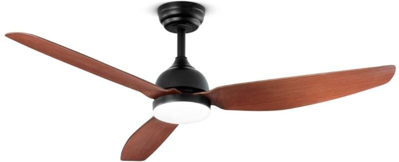Thumbnail - Deckenventilator mit Licht Perenz 7189 n ct Schwarz – ø 132 cm, 3 Flügel, 6 Geschwindigkeiten, 40-W-Gleichstrommotor, ge...