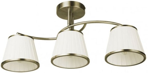Fabrilamp - Lampe de 3 Leuchten lantanas Leder mit Schirm