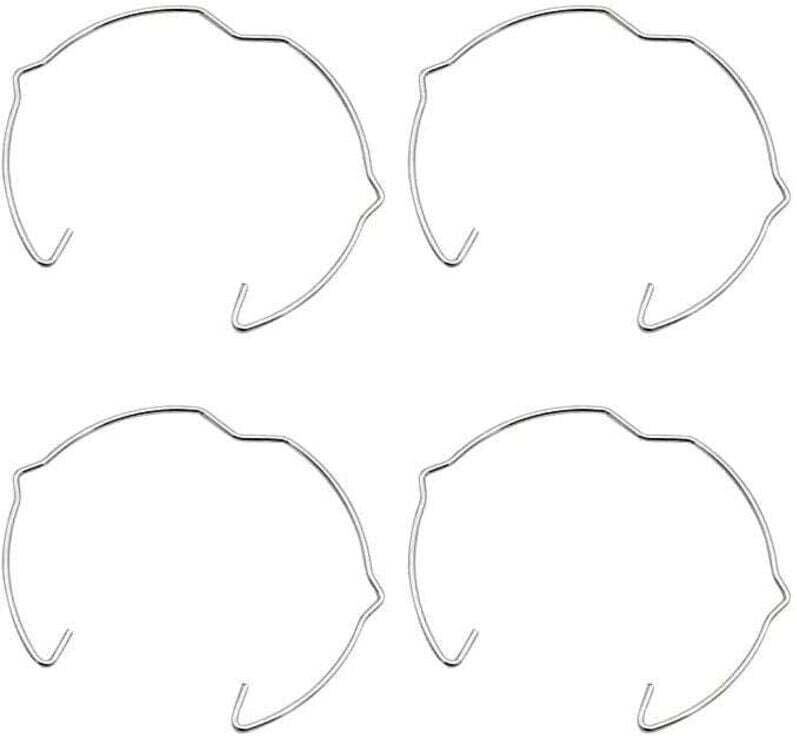 Anneaux de Fixation pour Spot GU10 MR16 50MM Argenté Support d'Ampoule LED ou Encastré