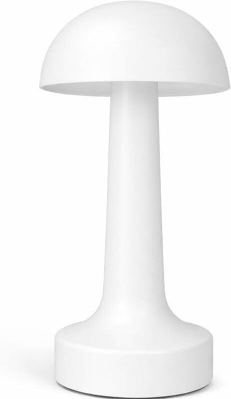 Tischlampe USB Wiederaufladbar LED - Modernes Design - Warmes Licht - Touch-Steuerung - Herey Weiß