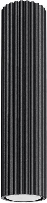 Thumbnail - Deckenspot Aufputz Aluminium GU10 rund ø 6,5 cm Schwarz Modern Spot Lampe Decke Deckenleuchte