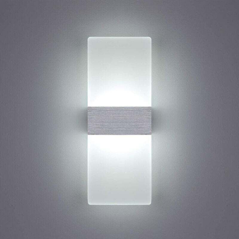 6W LED-Wandleuchte für den Innenbereich, 6000K Kaltweiß, Acryl, modernes Design, Größe: 29x11CM, geeignet zur Dekoration...