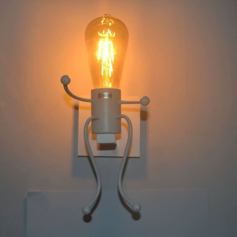 Wandlampen Industrielle Leuchte Kreative Innenlampen Retro Eisen Art Deco E27 Sockel für Bar, Schlafzimmer, Küche, Resta...