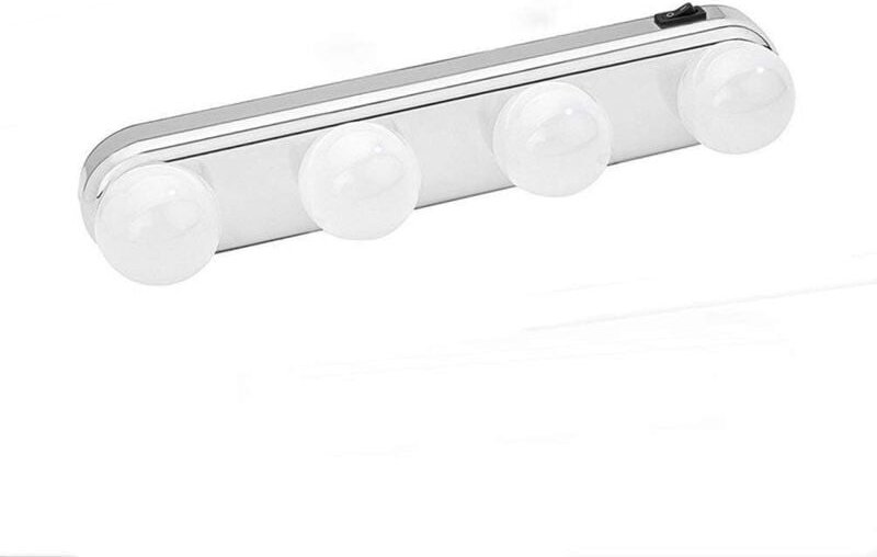 Spiegelleuchten, Schminkbeleuchtung für den Frontspiegel, Wandleuchte, Badezimmer-Fotoleuchte mit 4 LED-Lampen und stark...