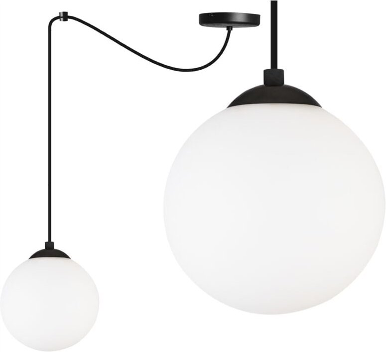 DECKENHÄNGELAMPE SPIDER BALL SCHWARZ LED 15cm