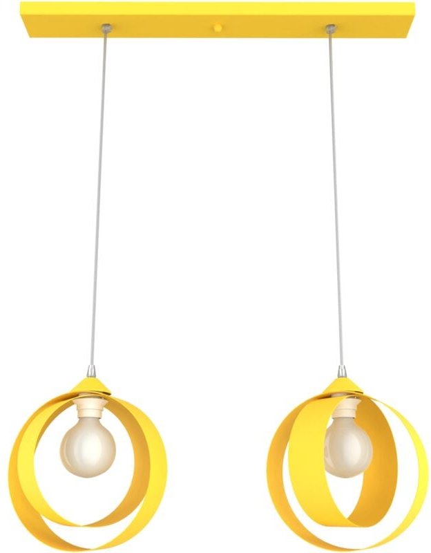 Thumbnail - Nucleo sospensione binario 2 luci monocolore opaco