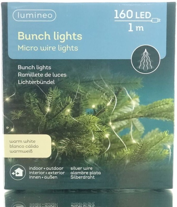 Kaemingk LED Lichtbündel Micro warmweiß 100 cm Deko Weihnachten