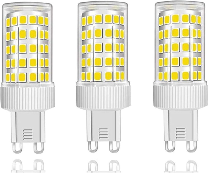 Ersandy - Set mit 3 G9 10 w LED-Leuchtmitteln, 150 w Halogenäquivalent, 86 LEDs, 1000 lm, 360° Abstrahlwinkel, ultrahell...