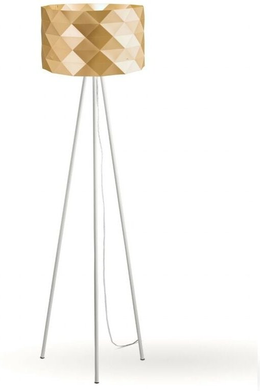 New Gold Tripod Stehlampe aus Metall Cm. 40 x 146 Std