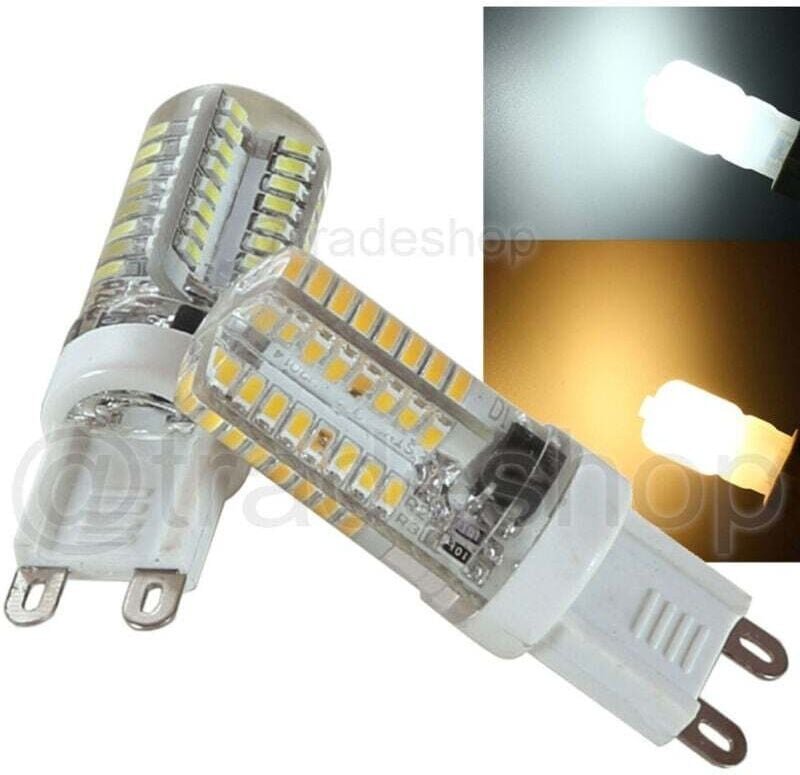 YMYNY – YMYNY LED-Lampe G9 3 W 220 V 64 LEDs warmes und/oder kaltes Licht – – Warmweiß –