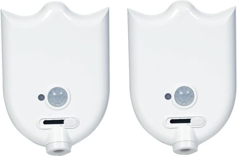 Set mit 2 Nachtlichtern für Toiletten, Bewegungsmelder, Lichtprojektion für die Toilettenschüssel, LED-Beleuchtung für d...