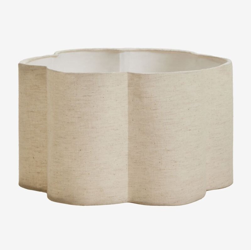 SKLUM Lampenschirm Ø45 cm aus Baumwolle Philipa Beige Leinen