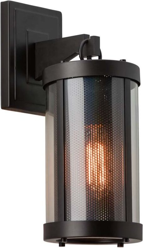 Wandlampe Leuchte Stahl Bronze h 40 cm Flurleuchte 1 Flammig Wohnzimmerlampe