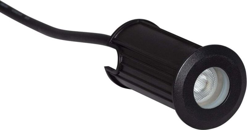 LED-Einbaustrahler Aussen für Boden 12V dc Schwarz Tiziano 4000K Neutralweiß