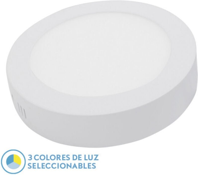 Fabrilamp - Downlight superf.diorite 24w 3000k-4000k-6500k weiß 2160lm 3,5x29x29 cm