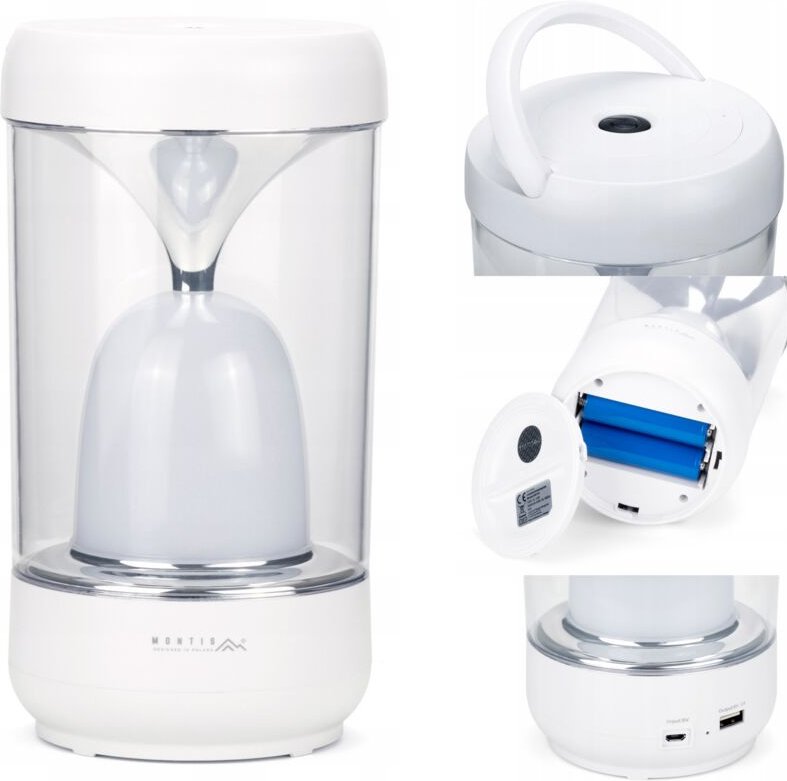 Wiederaufladbare Universal-Campinglampe, Leistungsstarke Led-Schreibtisch-Powerbank