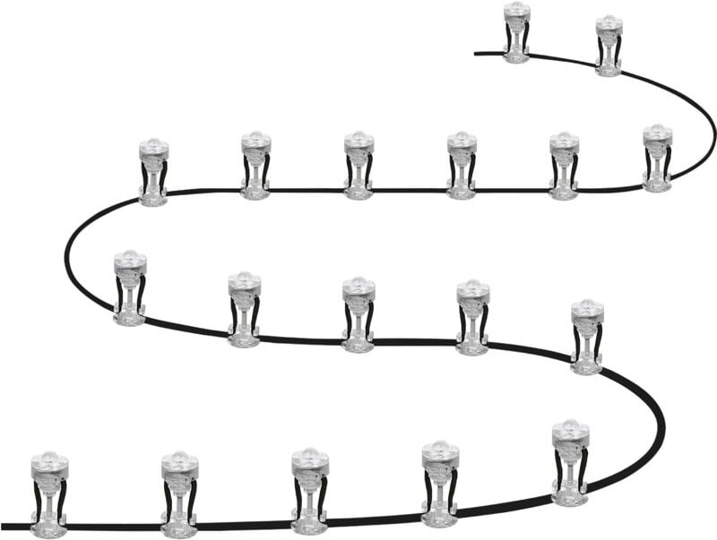 Ledvance - led Außenleuchte Smart+ WiFi Garden Dot klar 18 Dots 9m Außenleuchte