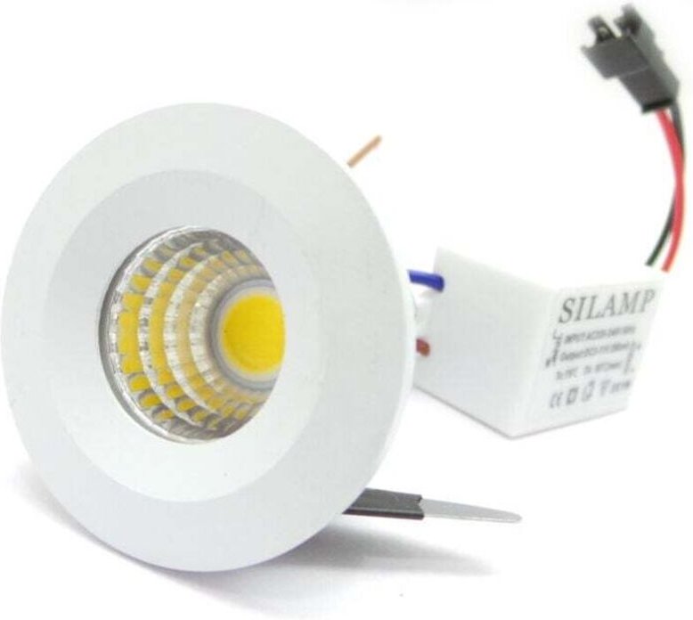 Thumbnail - Ymyny - Mini-LED-Einbaustrahler 3W Cob 40mm Feder, warmes und kaltes Licht. - Kaltweiß.