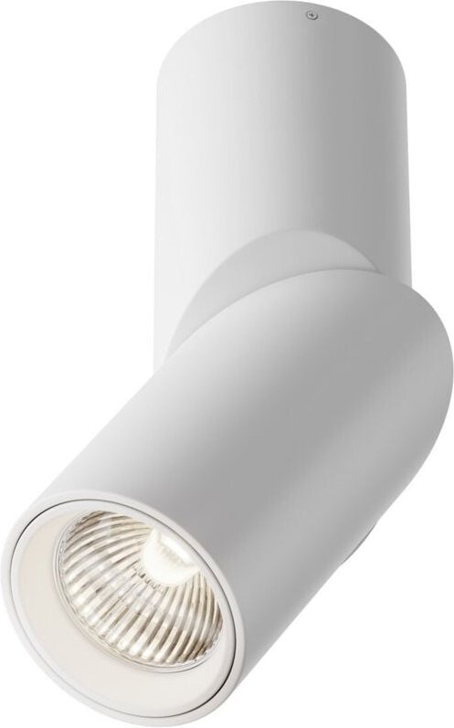 Maytoni - Deckenlampe Deckenleuchte Wohnzimmerlampe Spot beweglich Metall weiß rund led