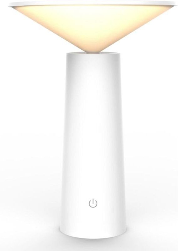 Mini-Lampe mit Berührungsschalter und USB-Ladefunktion, wiederaufladbares Nachtlicht mit einstellbarer Helligkeit