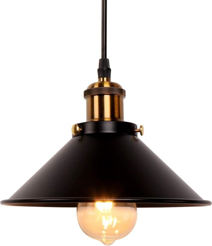 Pendelleuchte Vintage Hängeleuchte Loft Eisen Regenschirm E27 Höhenverstellbar für Küche Wohnzimmer Esszimmer Cafét Bars...