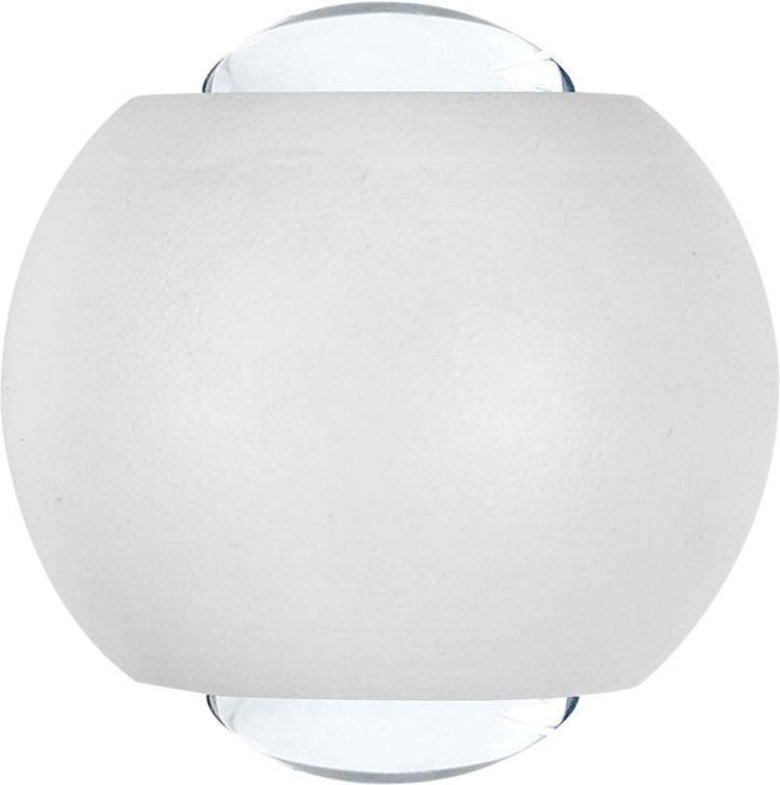 V-tac - 2W Sphärische LED-Wandleuchte Doppelstrahl Weiß Naturweiß IP54