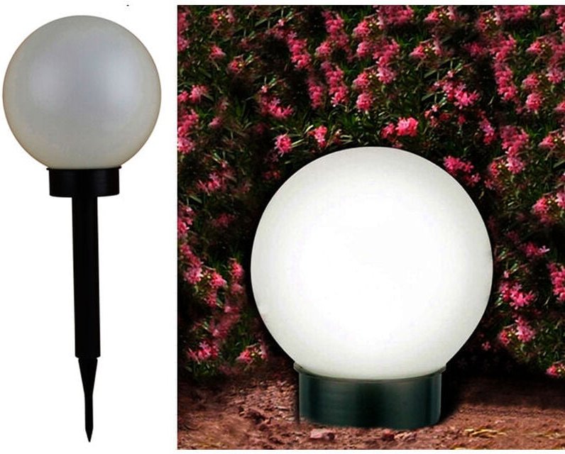 Led Solar Kugel - 25 cm - Garten Deko Leuchte mit Erdspieß