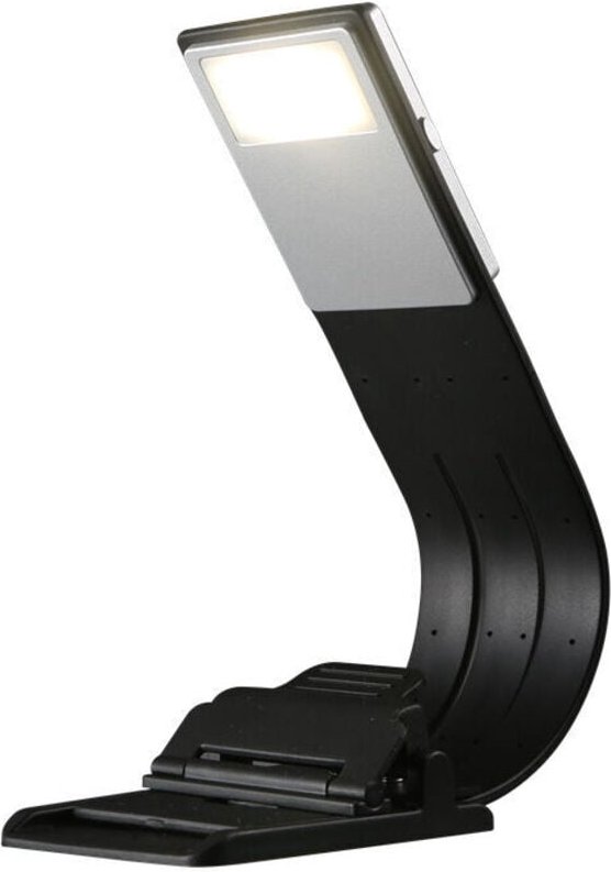 Odipie - LED-Leseleuchte zum Anklemmen, stabiler Schalter, 4 Helligkeitsstufen, Buchleuchte, Multifunktion: Lesezeichen,...