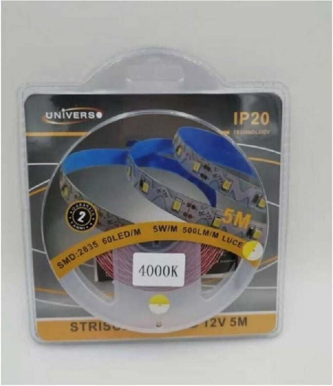Thumbnail - Trade Shop Traesio - Trade Shop - striscia flessibile led model 5MT smd 2835 vari toni luce 2835-12V-S -