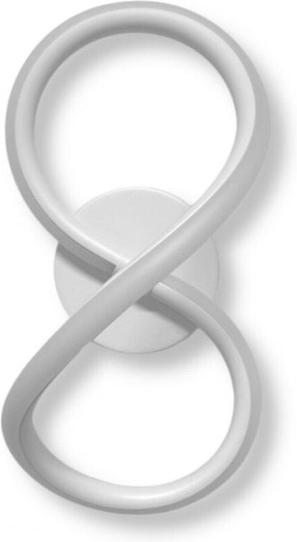 Trade Shop - APPLIQUE A LED DA PARETE A FORMA DI INFINITO 10 W TECNOLOGIA CCT LAMPADA MURO AQ33-B3C -