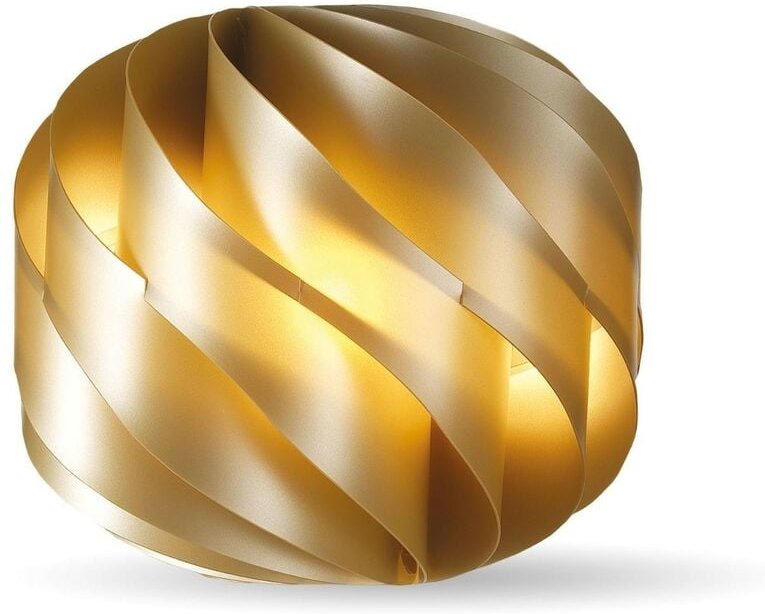 Neu Gold Tischlampe Cm. 25 x 23 Std