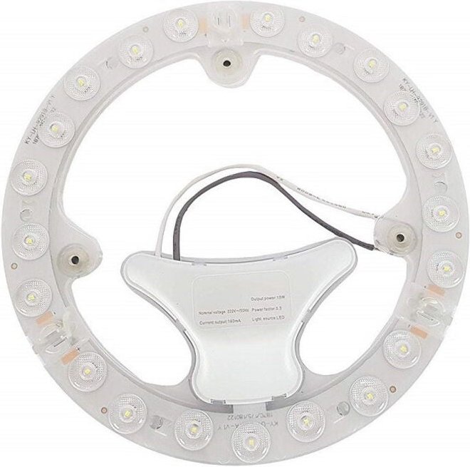 Trade Shop Traesio - Trade Shop - circolina led magnetische verbindung 12W 1650 lumen 15 led kaltweiss 6500K kreisförmig...
