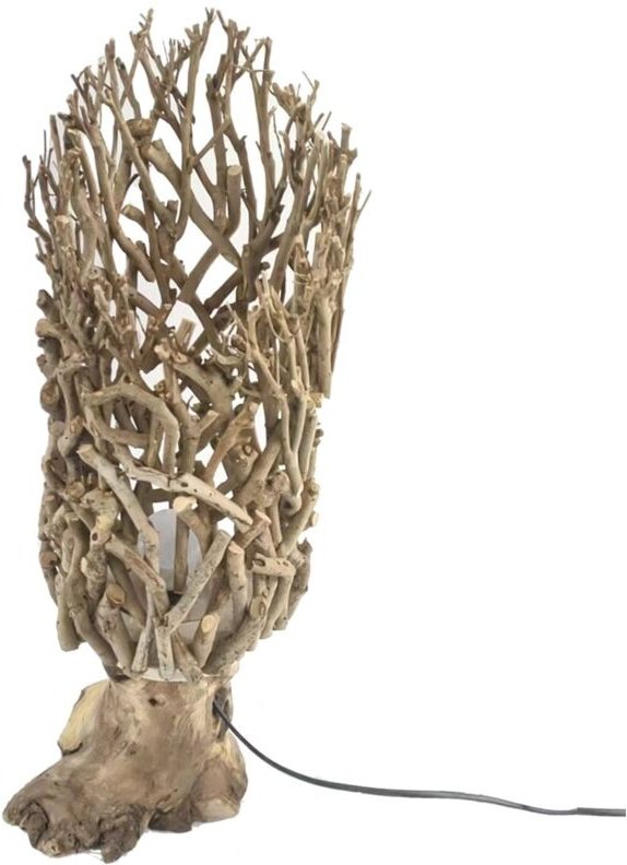 Signes Grimalt - Lampe aus Teekiefernholz, modernes Design zur Beleuchtung Ihres Zuhauses, eleganter Stil und einzigarti...