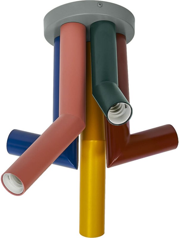 Decor Straw Ceiling 5XE27 Multicolor - Ledvance