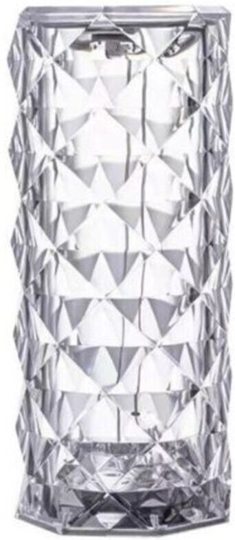 Kristall-Tischleuchte, wiederaufladbare, berührungsgesteuerte Lampe mit 16 Farben, Nachtlicht fürs Schlafzimmer