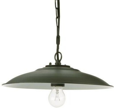 Große Pendelleuchte E27 antike Graphitlinie