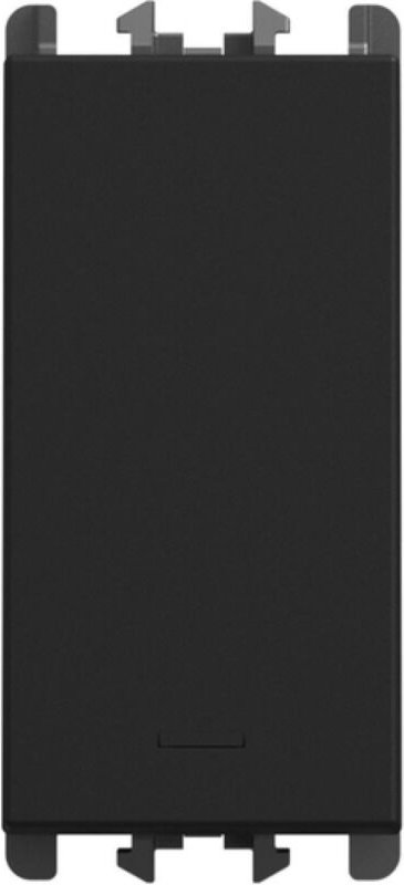 Einpoliger schwarzer umsteller 1 modul lybra urmet 27103.n für zivile anlagen