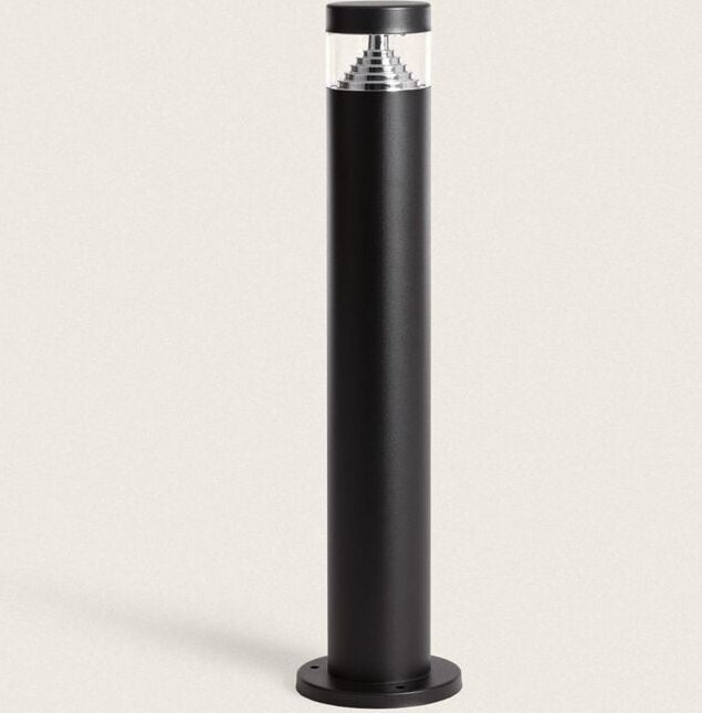 LED-Bodenleuchte Aussen 5W Oberfläche Fuss 50cm Inti Inox Schwarz 3000K Warmweiß