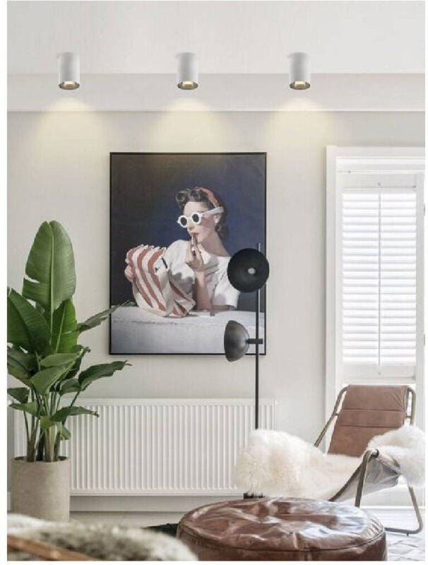 Trade Shop Traesio - Trade Shop - deckenscheinwerfer 20W led cob zylinder wandleuchte verschiedene lichttöne F20W-5B -