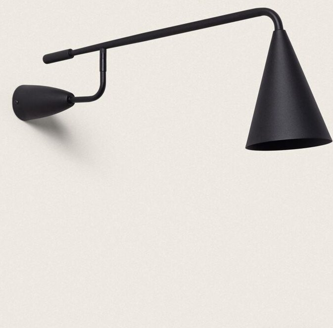 LED-Wandleuchte 8W Aluminium Elise Schwarz